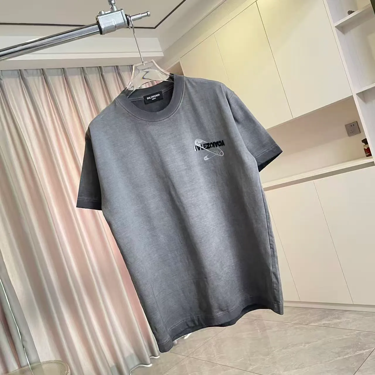 BALENCI*GA 2026 New Arrival logo 320g T Same Style Size：S M L XL XXL ：Black White Gray